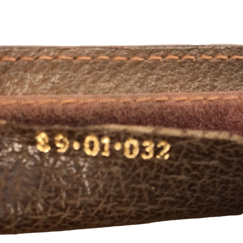 Gucci Sherry Line GG Clutch Canvas Leather Unisex Pouch Monogram